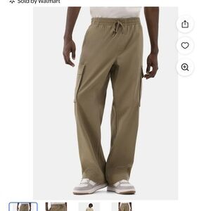 No Boundaries All Gender Washed Cargo Pants, Men's Sizes